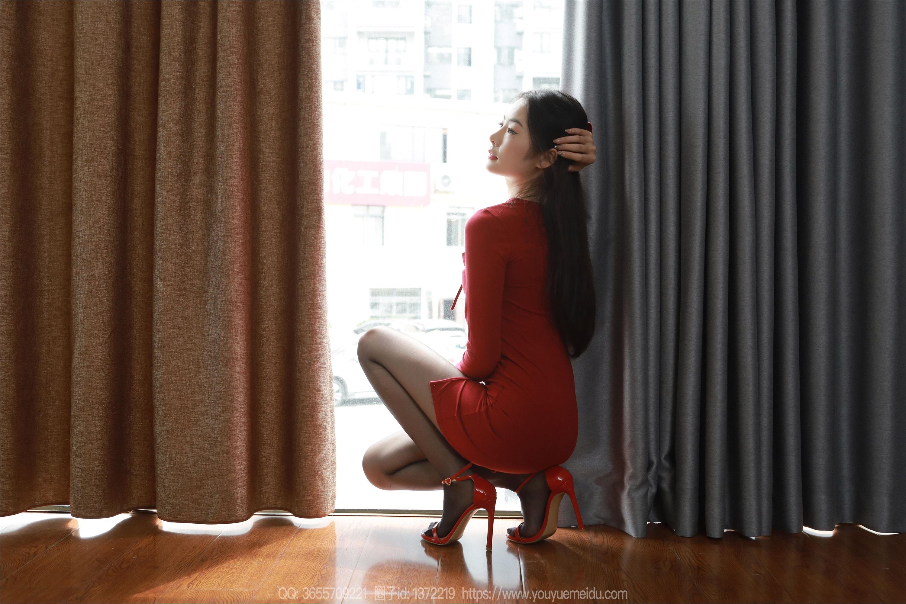 IESS异思趣向  2024.03.22 丝享家 1696 小金《红裙佳人》